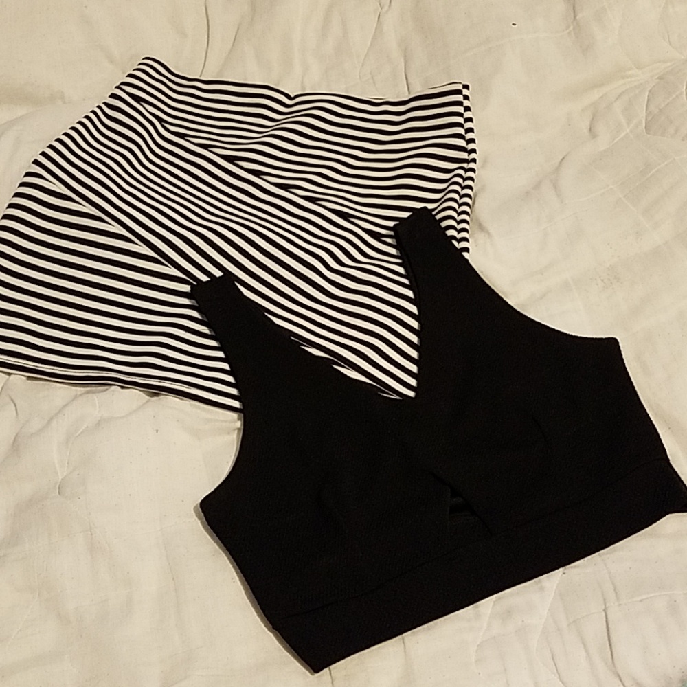 A shirt and a top